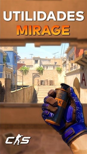 MIRAGE Mid utility... #cs2 #counterstrike #major