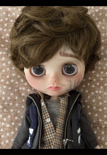 the making of bryan 🧟‍♂️🤍 yall ain’t ready for this one! #bryanhodukavich #residentevil #residentevilmovie #umbrellacorporation #blythedoll