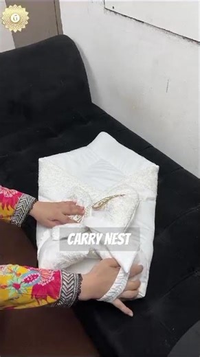Handmade Baby Carry Nest – Bouquet Style | Soft & Cozy Newborn Nest by Gultaaz