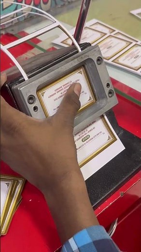 Visiting card round cutting machine #