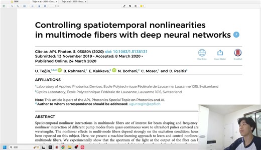 使用神经网络控制多模光纤的时空非线性 | MMF & AI论文带读 Vol.1