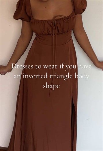 Dresses to wear if you have an inverted triangle body shape