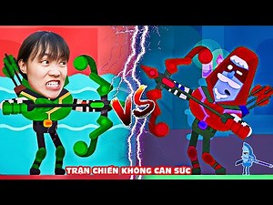 Hà Sam Chiến Đấu Với Cá Mập Hung Dữ Nguy Hiểm Và Rất Nhiều Xạ thủ Bách Phát Bách Trúng ( Bowmaster )