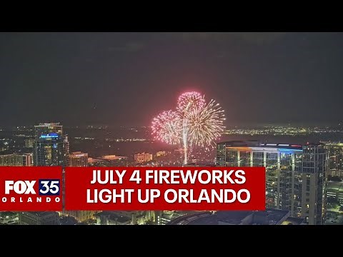 Watch again: Lake Eola July 4 fireworks finale
