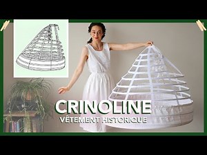 Couture d'une Crinoline Elliptique 1865 avec le Patron Truly Victorian