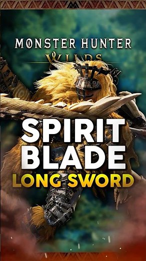 Spirit Blade to POWER UP 💥 Long Sword Combos in Monster Hunter Wilds #MHW #MonsterHunter #Gaming
