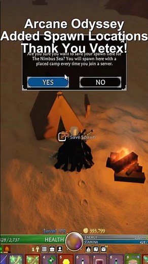 Arcane Odyssey Added Saved Locations
