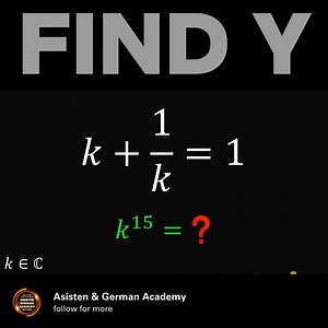 38K views · 365 reactions | FIND K RAISED TO 15 #maths | Asisten and German Academy | Facebook