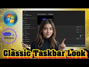 How To Make Windows 11 Taskbar Look Like Windows 10 Taskbar - Quick Tutorial