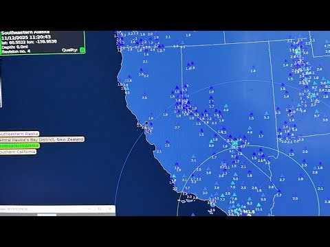 Live SoCal Earthquake stream using GlobalQuake