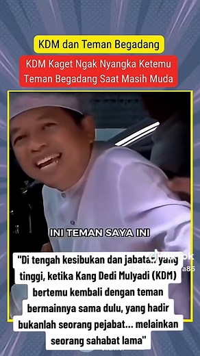 Di tengah kesibukan dan jabatan yang tinggi, ketika Kang Dedi Mulyadi (KDM) bertemu kembali dengan teman bermainnya saat SD dulu, yang hadir bukanlah seorang pejabat… melainkan seorang sahabat lama #fyp #viral #kdmbapakaing