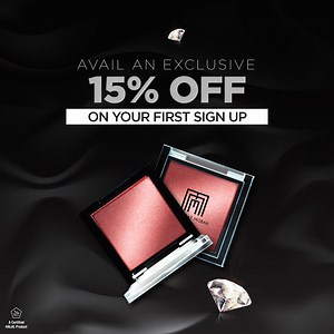3.5K views · 104 reactions | Enter the promo code MM152018 and get a chance to avail 15% on your first sign up order! Note: This discount is valid for Pakistan only. #NewWebsite #FirstSignUp #ExclusiveDiscount | Masarrat Misbah Makeup | Facebook