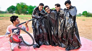 Hello guys, is video me humne mere dosto ko vaccum pack karne ki koshish kari hai. | Crazy XYZ