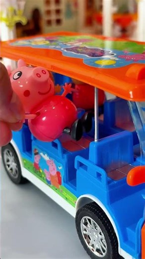 Satisfying With Unboxing & Review Peppa Pig Bus Toy Set 🚌 Asmr Video