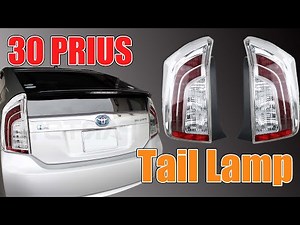 【LEDテールランプ】 30系プリウス後期型 純正タイプ ブレーキランプ全灯タイプ