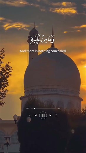 Wa Ma Min Ghaibatin Illa Fi Kitabim Mubeen | Allah Knows Everything | Quran Ayat #quran #imaan