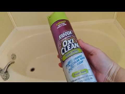 Product Review Kaboom Foaming Cleaner with Oxi
