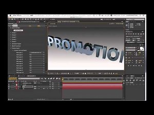 AEチュートリアル - Element3Dでのシャドー＆床映り込み表現