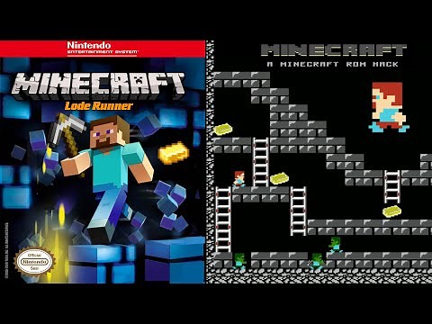 A Minecraft ROM Hack - Hack of Lode Runner [NES]