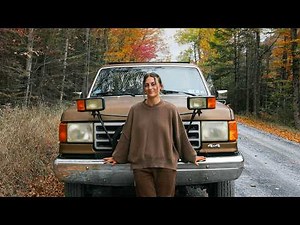 SOLO CAMPING in an Old Truck (Peak Foliage)