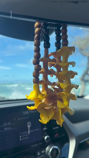 How to Make a Puakenikeni Car Lei with Polymer Clay