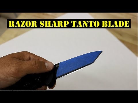 How To Sharpen Benchmade Tanto Knife | EdgeProinc.com