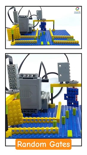 Random Gates - AlgoC program #robot #arduino #robotics #lego #arduinoproject