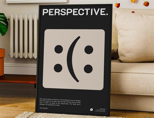 Perspective Print, You Decide Poster, Minimalist Swiss Design, Choice Wall Art, Instant Download Art - Etsy