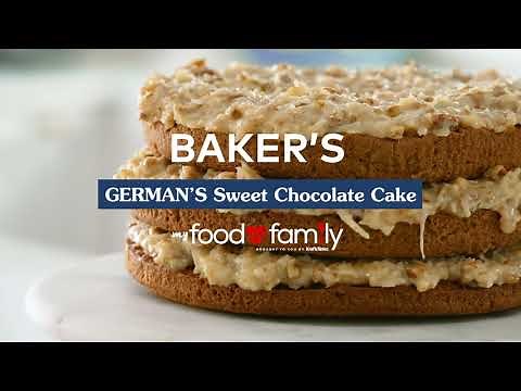 BAKER'S GERMAN'S Sweet Chocolate Cake | My Food & Family