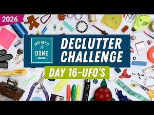 🧹🗑🧽 Day 16 - UFOs - 2026 Declutter Challenge