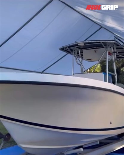 4.1K views · 42 reactions | From rusty to radiant! Love what Reputation Tech Composite Services has done to restore this '94 Dusky using a full line of Awlgrip products: - Awlquik Finish Primer - Awlcraft 3000, in Ice Blue and Snow White - Fine and course Awlgrip nonskid | Awlgrip | Facebook