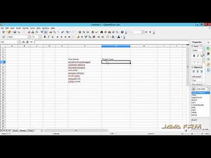 Apache OpenOffice Calc Tutorial - proper Function | Apache OpenOffice 4 Calc