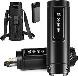 Insulin Cooler Travel Case Tsa Approved, USB Charger Diabetes Travel Case Medicine Organizer, 1-7 Pens Medication Cooler Refrigerated Medicine Box for Diabetic Supplies Carrying (Black)