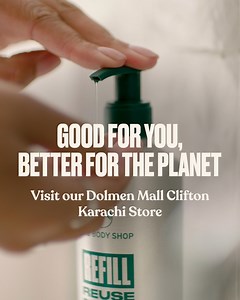 20 reactions · 4 comments | Visit our Dolmen Mall Clifton store and experience the joy of refilling! Help us reduce waste and make a positive impact on the environment. ♻️ * An amazing offer you won't want to miss: Grab 300ml at the price of 250ml upon refilling 朗 | The Body Shop | Facebook