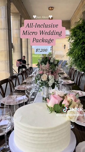 💓We just about provide everything you need for your no fuss, intimate, luxurious micro wedding experience! 🪩Here at Our Little Wedding we believe in making the wedding planning process as simple and easy for our couples. We supply, and you decide all the fun parts! (Almost) All-Inclusive Micro Wedding (up to 20ish guests) Package Includes: 🤍Location Consultation 🤍Food & Beverage Consultation 🤍Officiant 🤍HMUA 🤍Personal Florals 🤍Small Round Cake 🤍Photography 🤍Day-Of Coordinator This pack