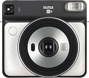 Fujifilm Instax Square SQ6 Pearl White Instant Film Camera - Pearl White