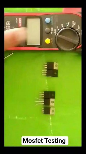 FET/ mosfet test with digital multimeter// #fet #mosfet #shortvideo
