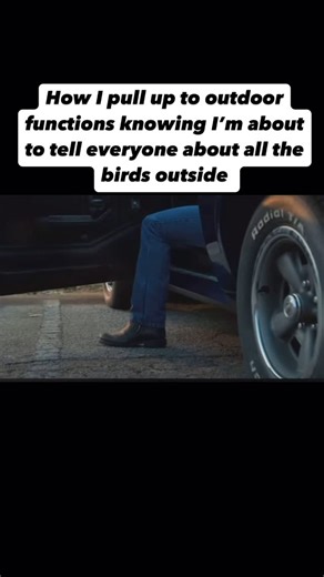 Berd Nird on Instagram: "If the party or gathering is outside, I’m going to be looking for birds and telling everyone about the birds I find. 😂 #birding #birds #birdwatcher #birdphotography #birdlovers #nature #naturephotography #comedy #birder #fy"