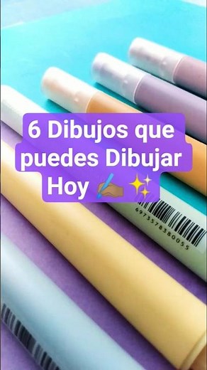 6 Ideas de DIBUJO Faciles de Dibujar ✍🏽✨ #ideasparadibujar #comodibujar