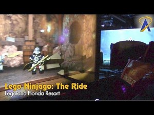 Lego Ninjago The Ride - Full Queue and Ride POV at Legoland Florida