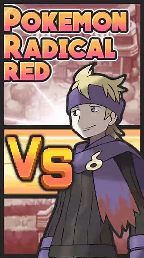 Pokémon Fire Red HARD MODE!!! Vs Leader Morty #pokemon #radicalred #pokemonfirered