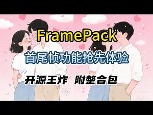 猪佬牛逼，FramePack首尾帧抢先体验，超稳超给力（附官方整合包）