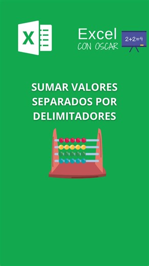 Sumar valores separados por delimitadores en Excel. #exceltrucos #cursoexcel #cursodecexcel #cursosonline #exceltutorialforbeginners #excelpro #exceltrucosrapidos #exceltips #excel #exceltutorial
