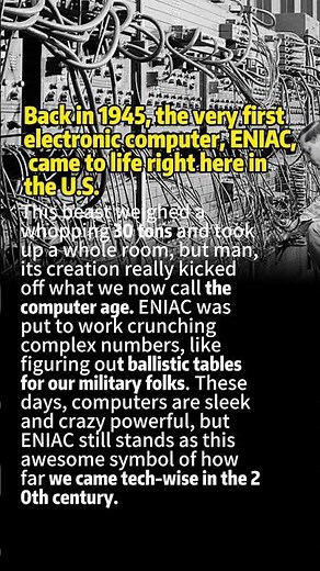 The 30 ton beast that started the computer age, meet ENIAC from 1945