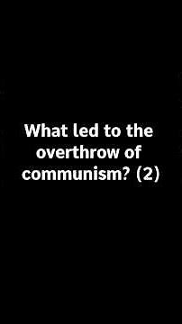 Why did communism fall? (02)