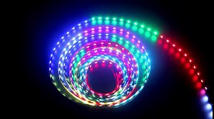 WS2812B LED Strip Addressable LED Pixels Light 300 LEDs 16.4ft DC 5V Programmable Dream Color Digital RGB LED Ribbon Lights Black PCB, Support Arduino Raspberry Pi