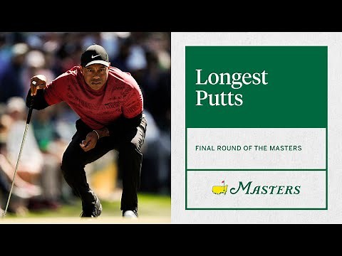The Longest Putts From the Final Round | The Masters