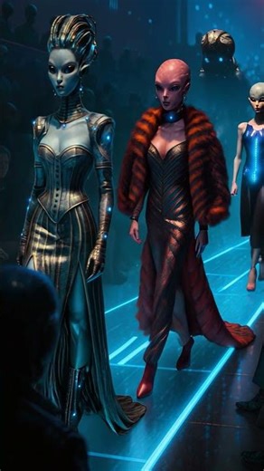 VIP alien fashion show