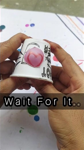 Secret Cup Toy 😱 Wait Till The End ❤️ | Diy | Ballon heart Toy | divya's art