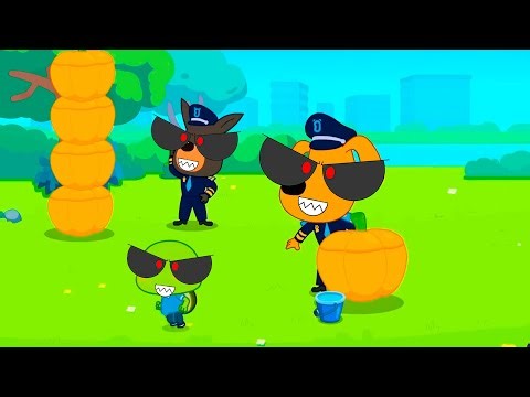 ✅ Monster How Should I Feel Meme - Labrador Animation 😱 | Evil Cops Found the Abandoned Pumpkins! 🎃